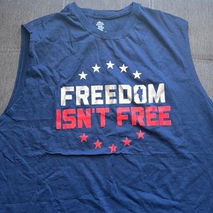 Mens Sleeveless Freedom Shirt -3XL